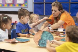 children's arts and crafts activity