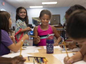 children's arts and crafts activity